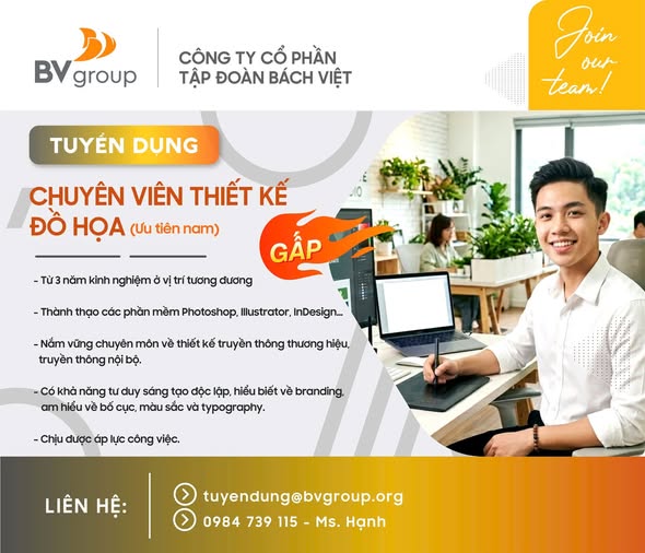Tuyển dụng vị trí Chuyên viên Thiết kế